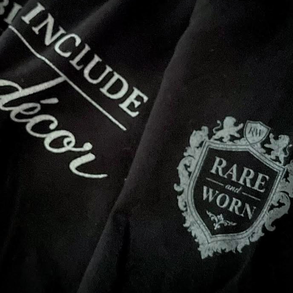 My Hobbies Include Judging Your Decor Tee - Black With Metallic Grey Signature